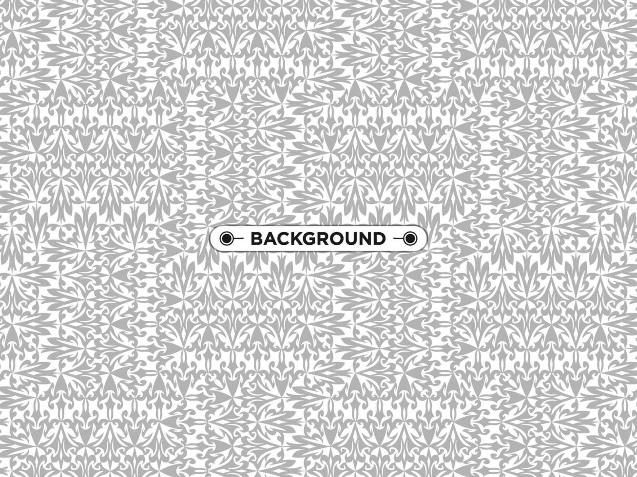geometric ethnic gray background vector