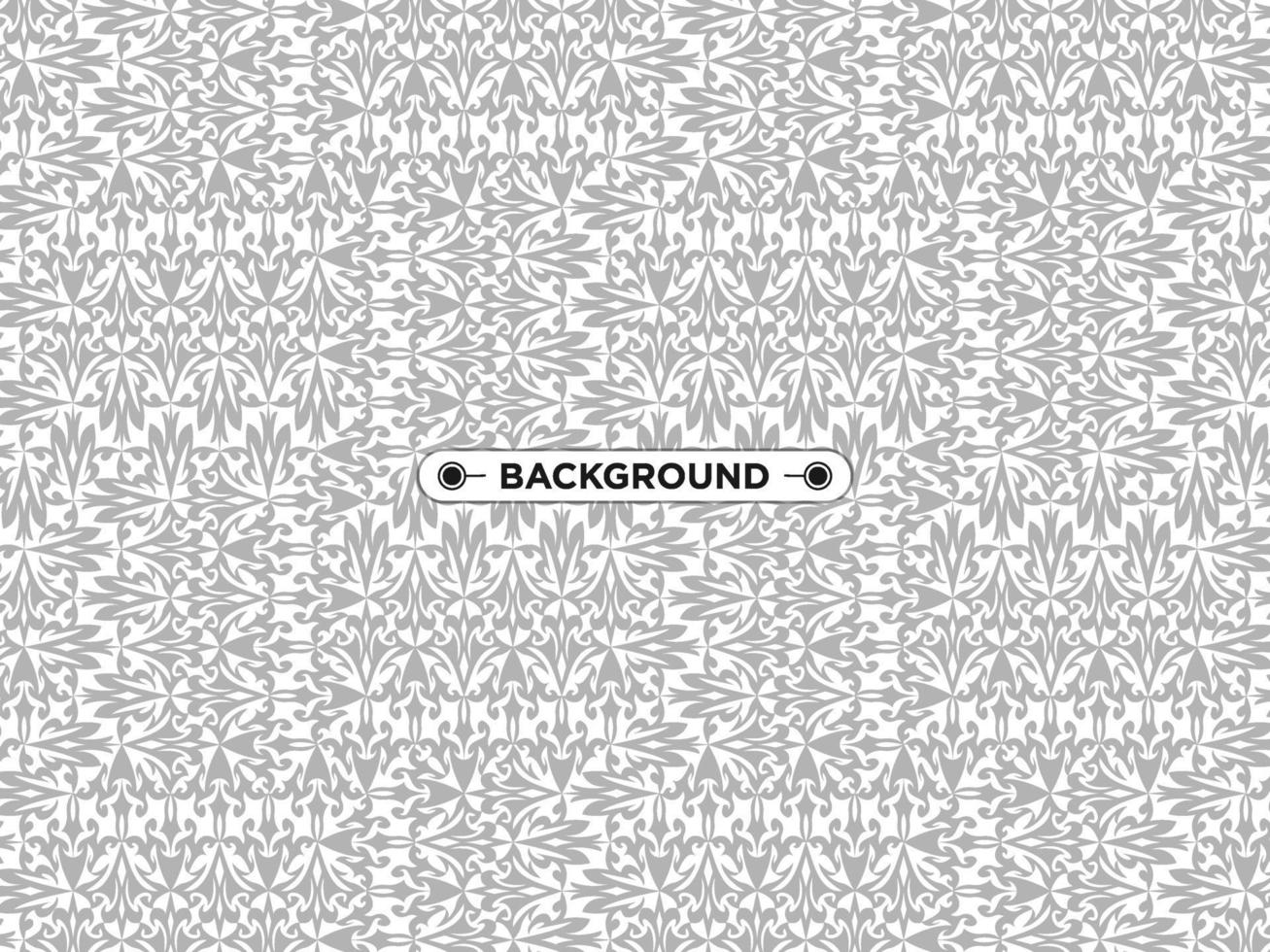 geometric ethnic gray background vector