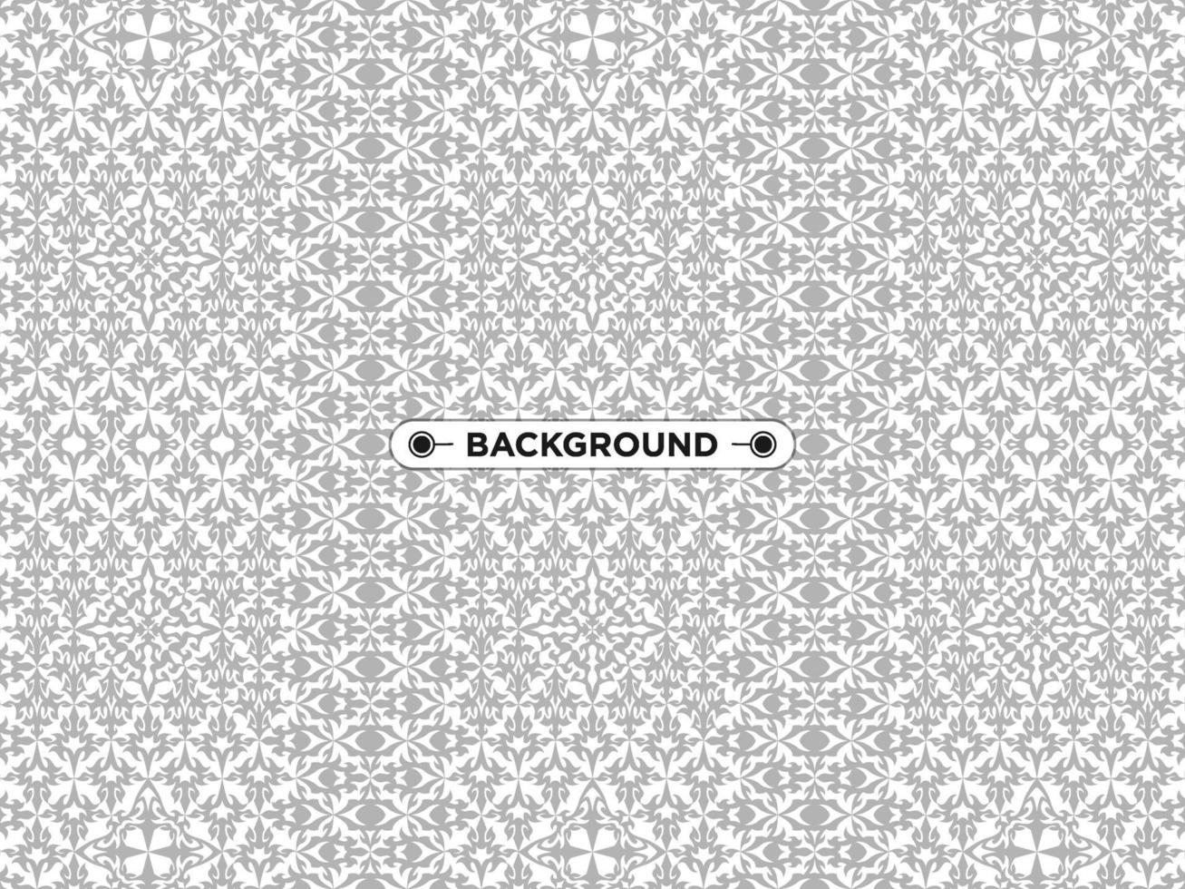geometric ethnic gray background vector