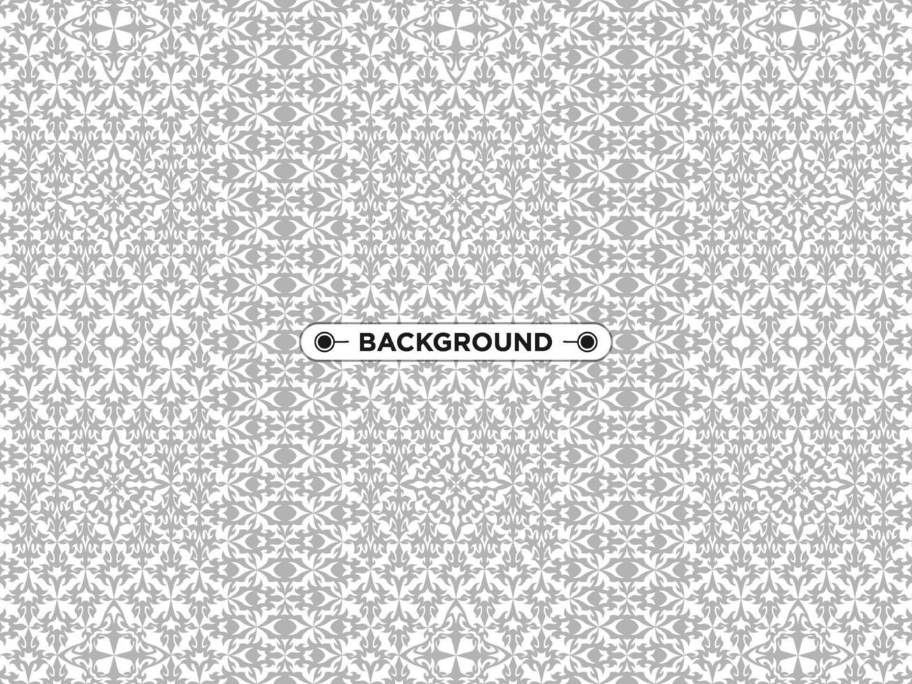 geometric ethnic gray background vector