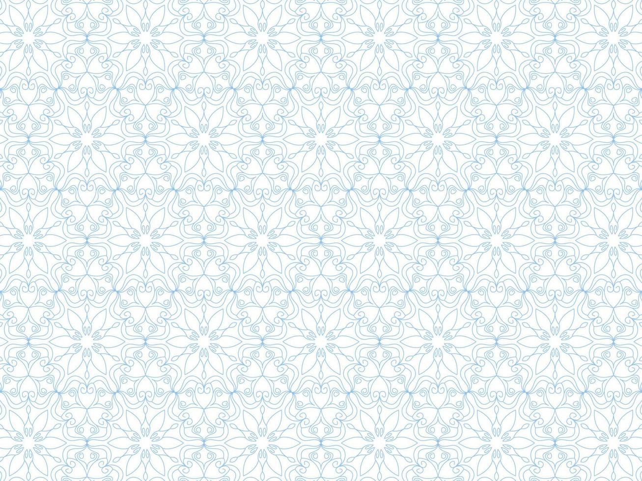 geometric ethnic line mandala background vector