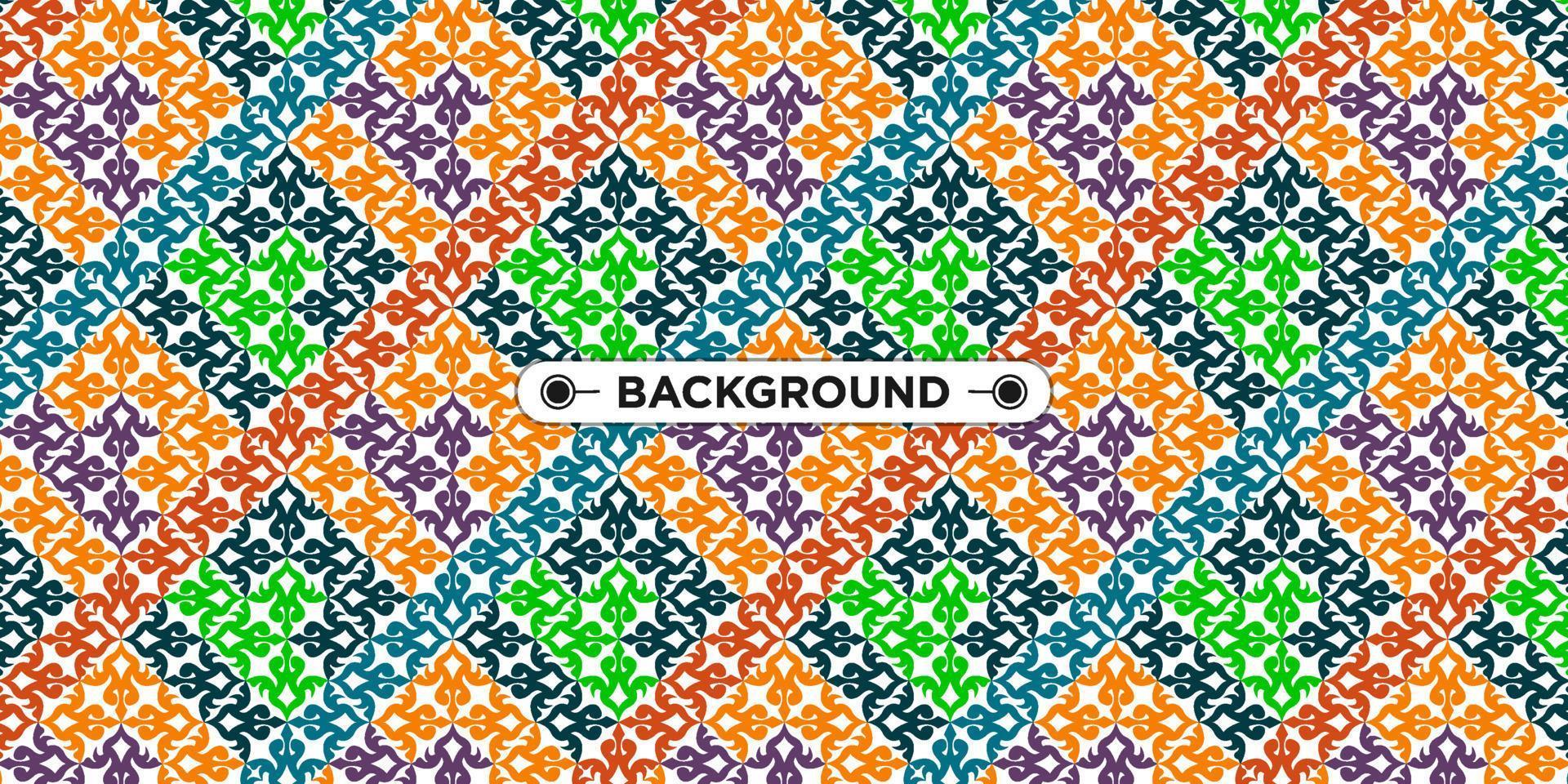 colorful background with ethnic texture vector
