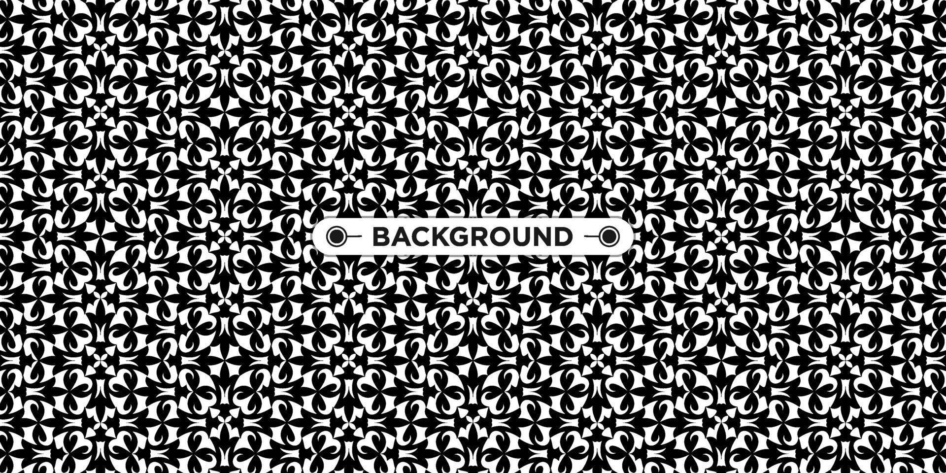 black and white background with ethnic texture vector