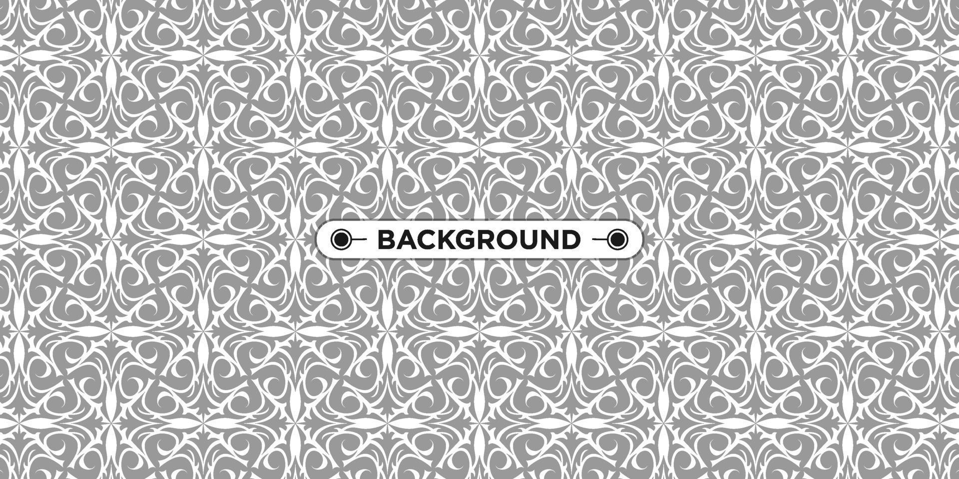 black and white background with ethnic texture vector