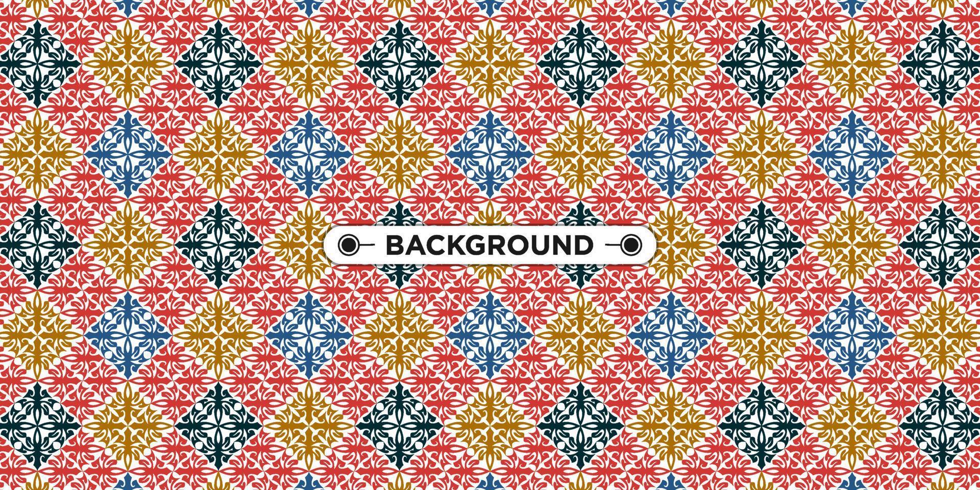 colorful background with ethnic texture vector
