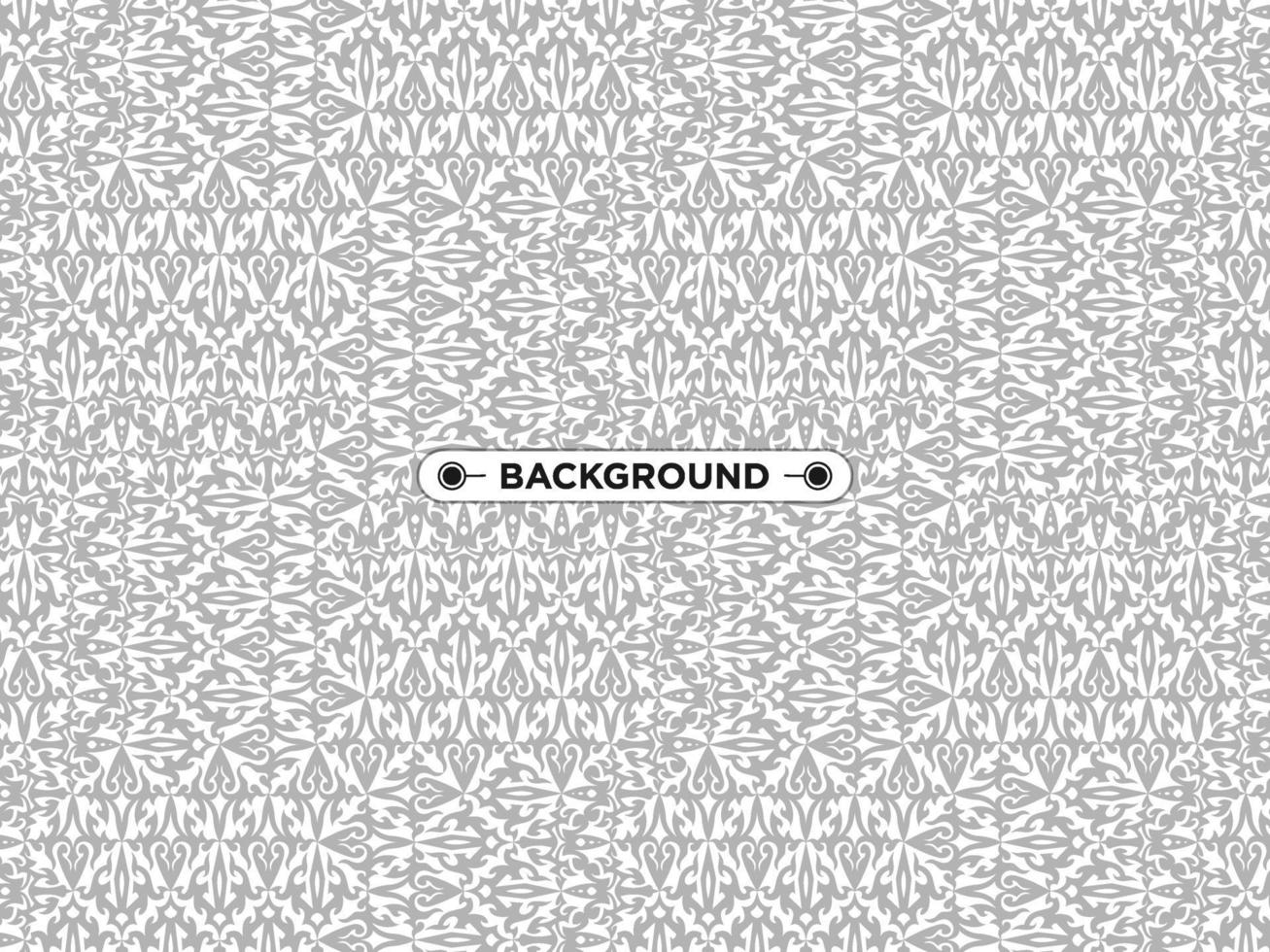 geometric ethnic gray background vector