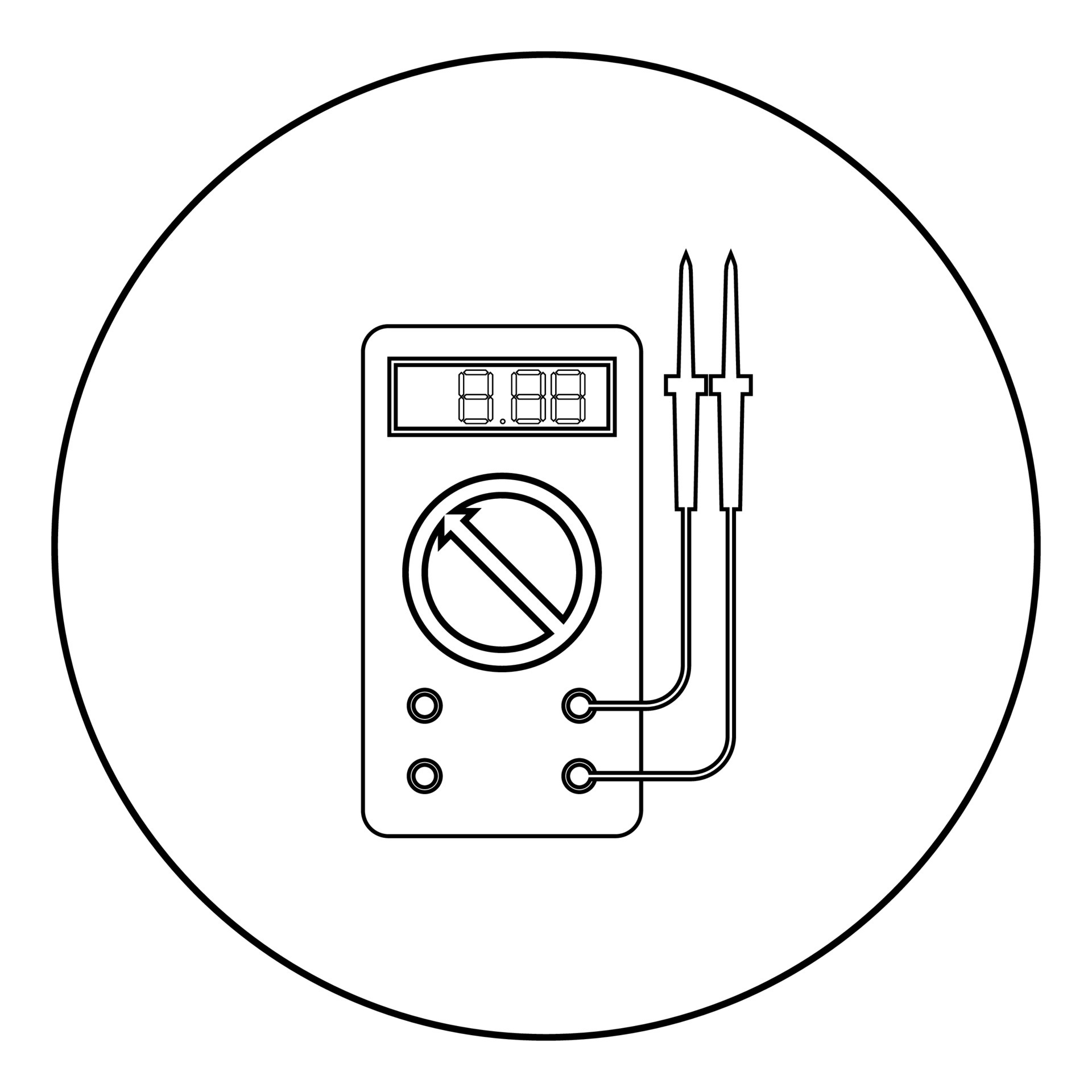 ohm meter symbols