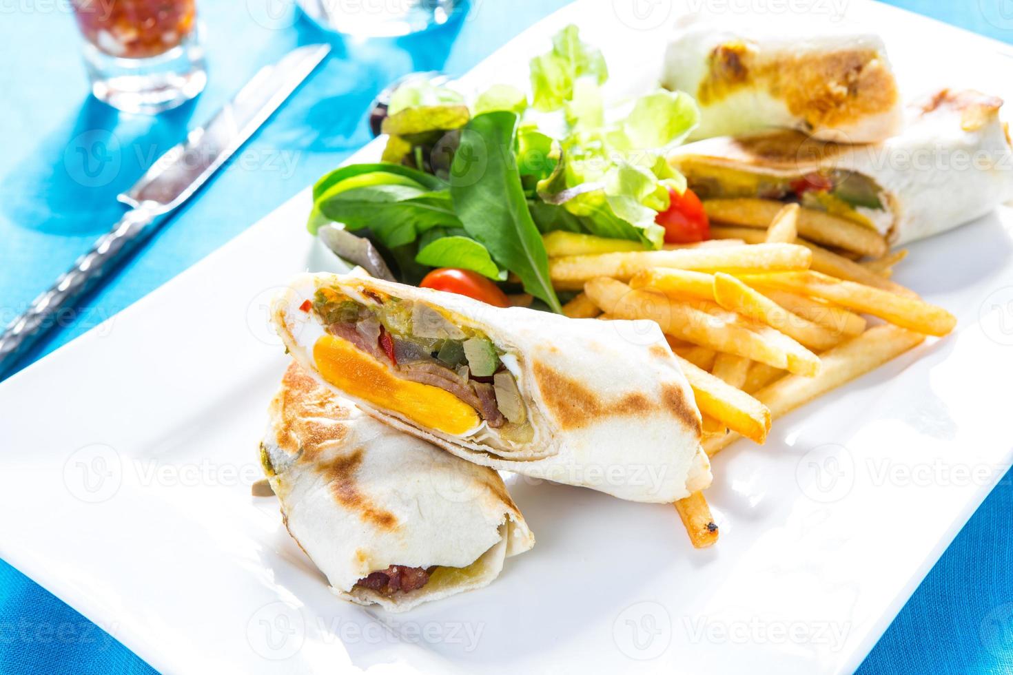 Quesadilla chicken and cheese photo