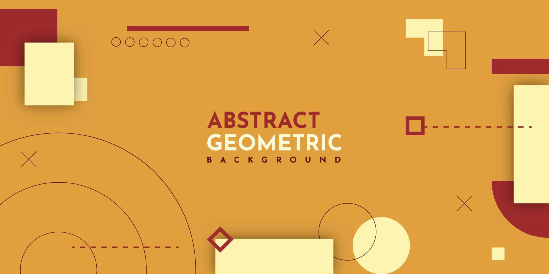 diseño de plantilla de ilustración de fondo geométrico abstracto vector