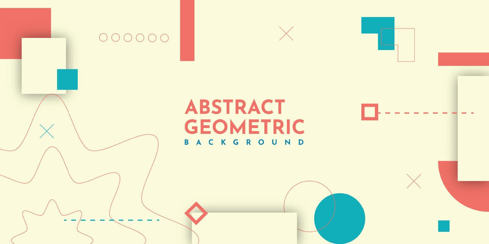 Abstract geometric background illustration template design vector