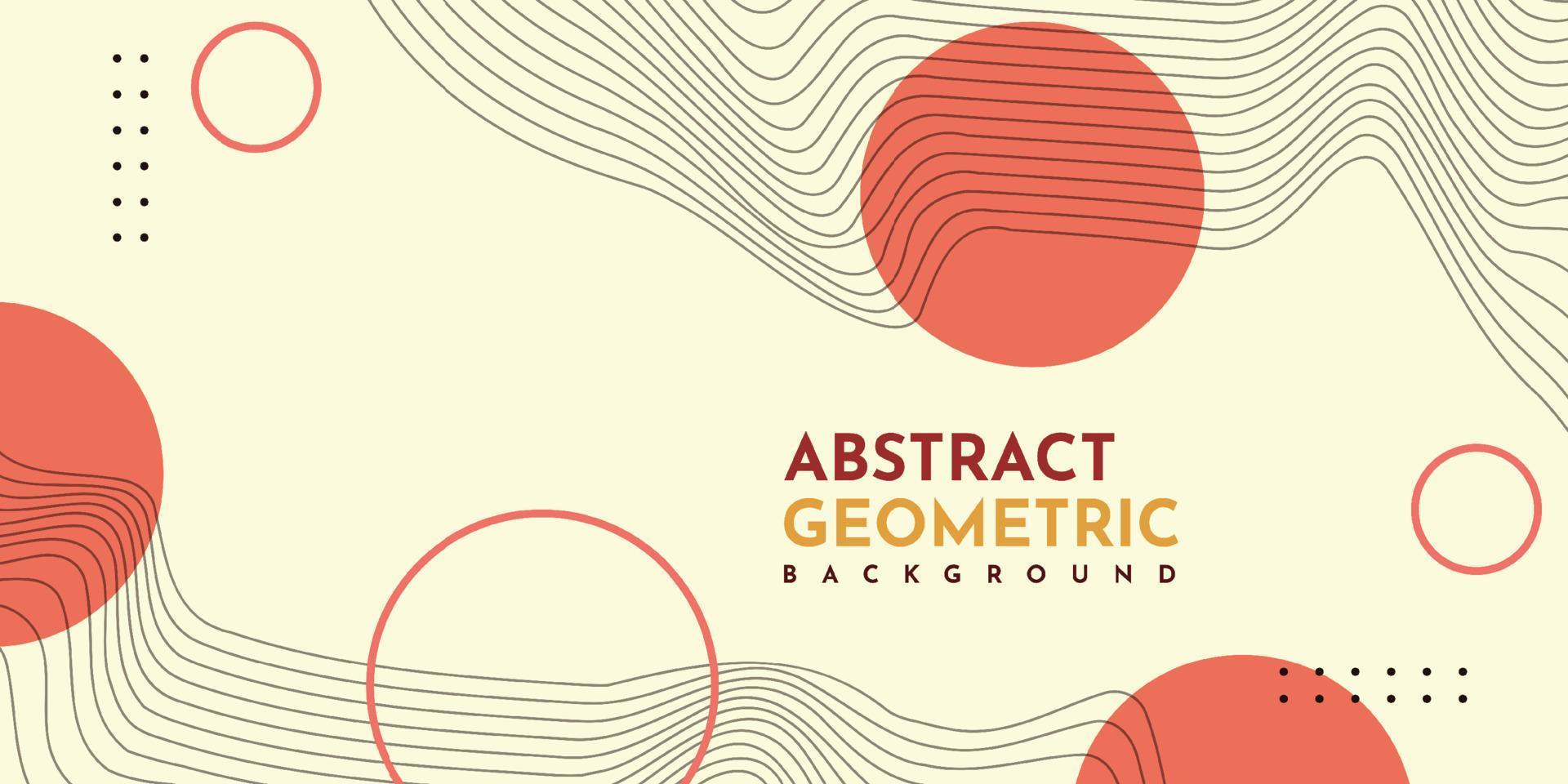 diseño de plantilla de ilustración de fondo geométrico abstracto vector