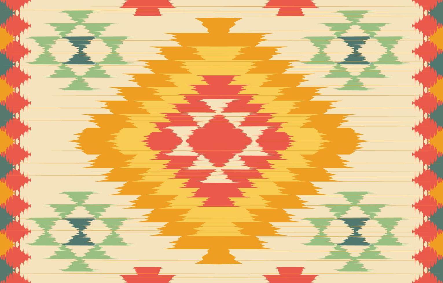 motivo azteca arte étnico ikat. el patrón pastel azteca sin fisuras en estilo tribal, bordado popular, mexicano, uzbeko. diseño texturizado estampado de ornamento de arte geométrico marroquí para alfombra, tela. vector