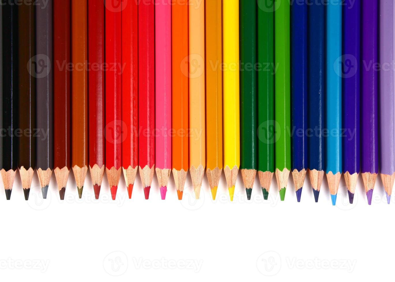 crayons coloured pencils photo