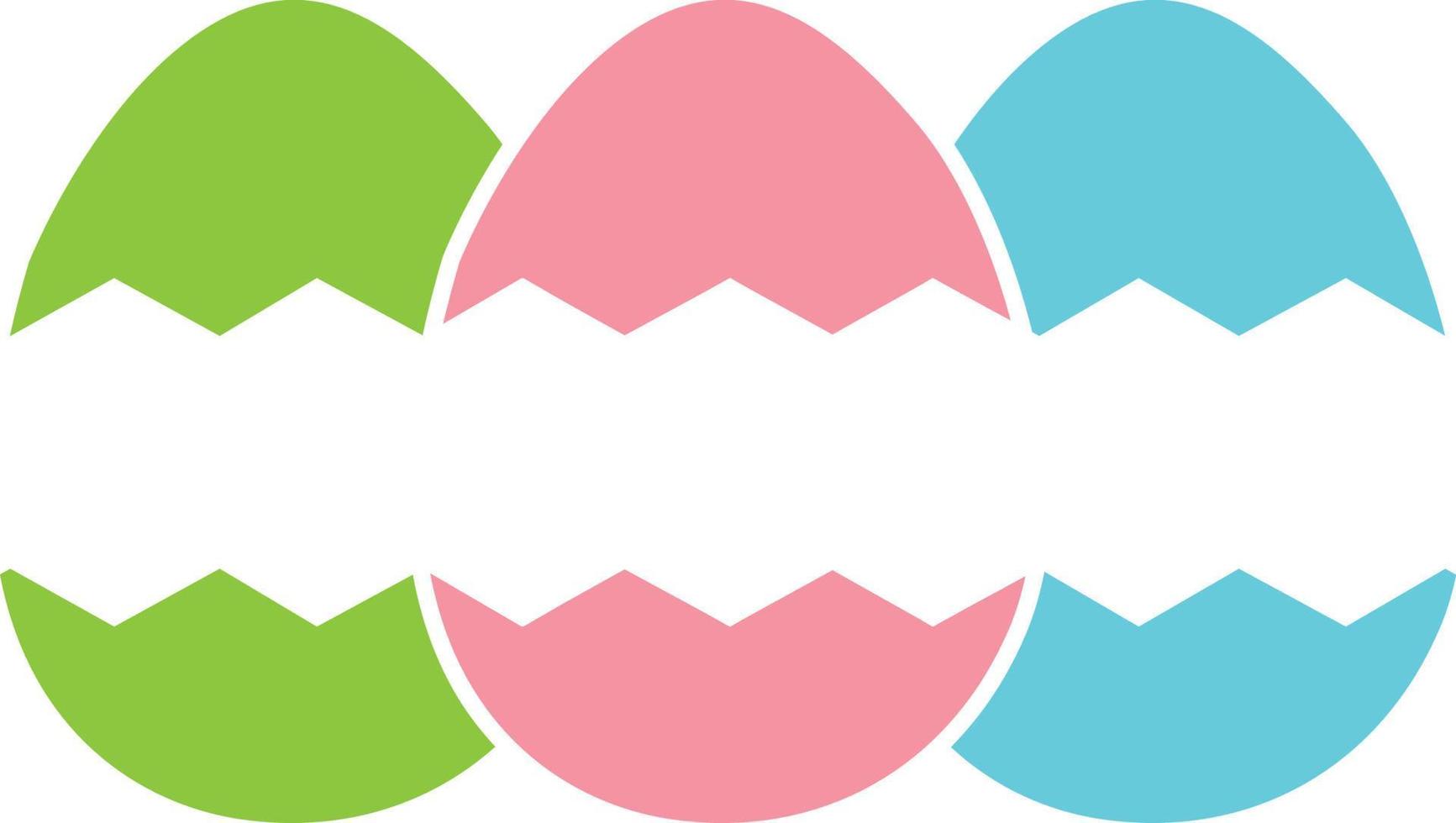 Eggs Easter Split Name File vector