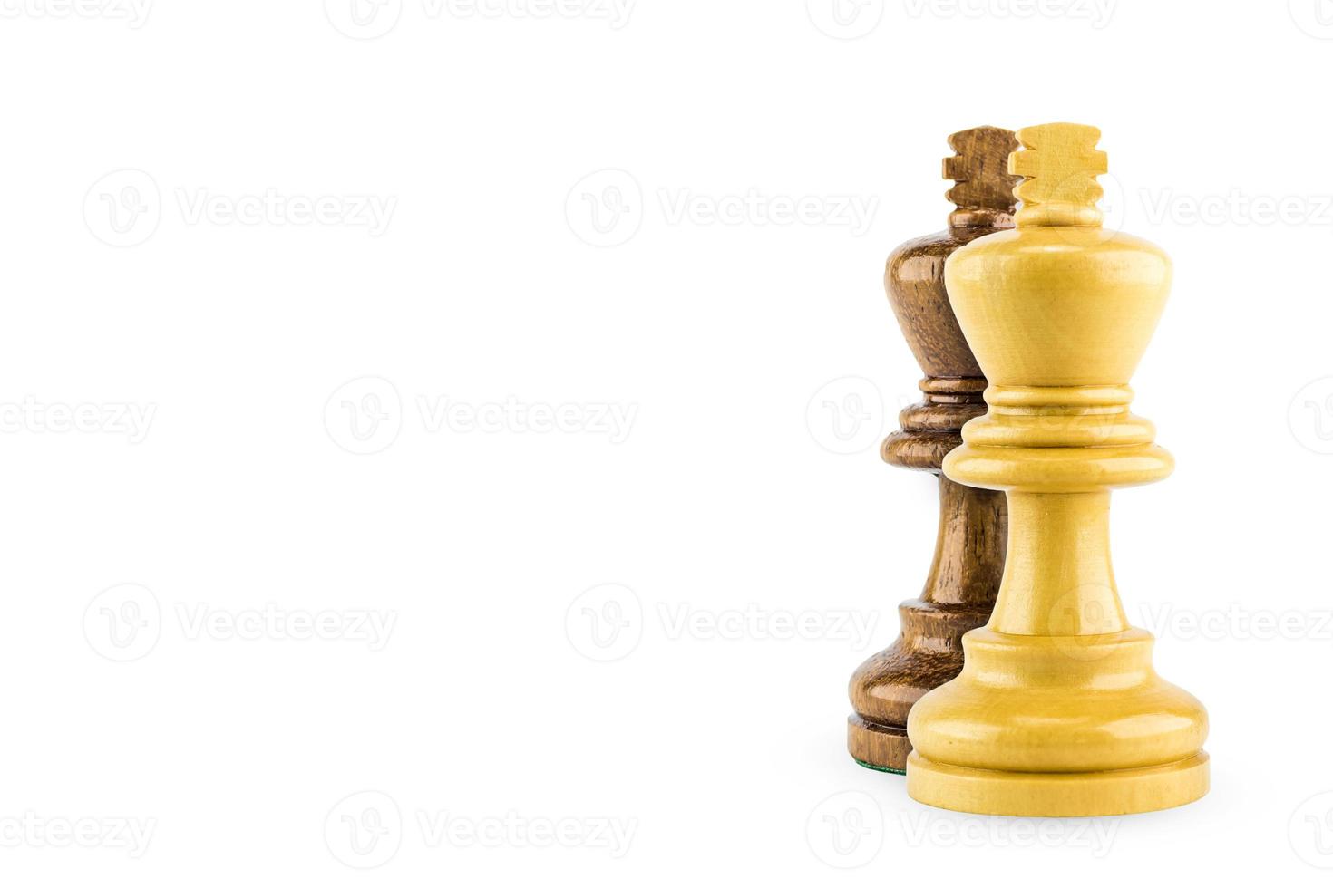 chess figure on white background photo