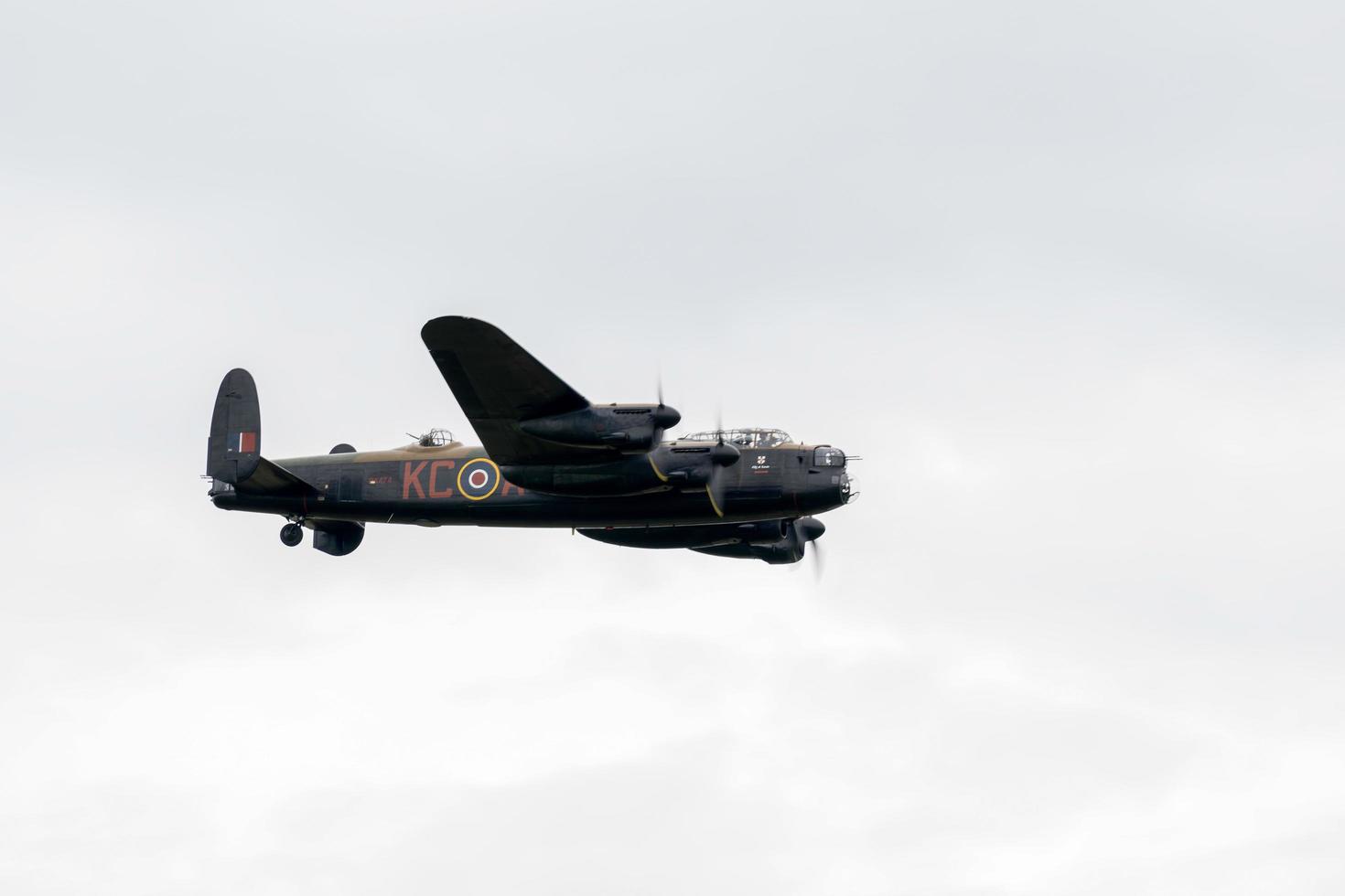 SHOREHAM-BY-SEA, WEST SUSSEX, UK, 2014. Avro Lancaster bomber photo