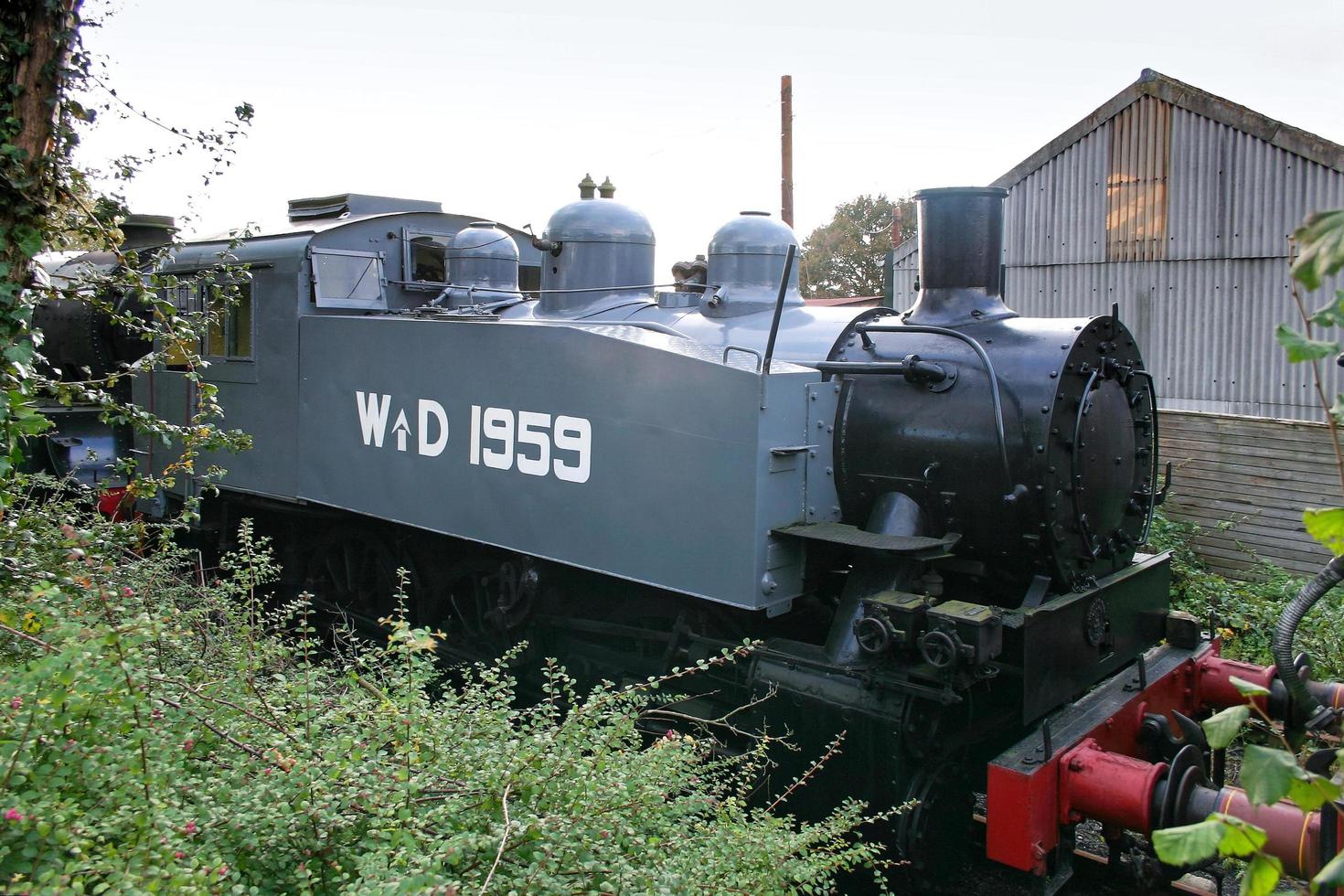 Sheffield Park, Reino Unido, 2004. tren de transporte del ejército de los Estados Unidos foto