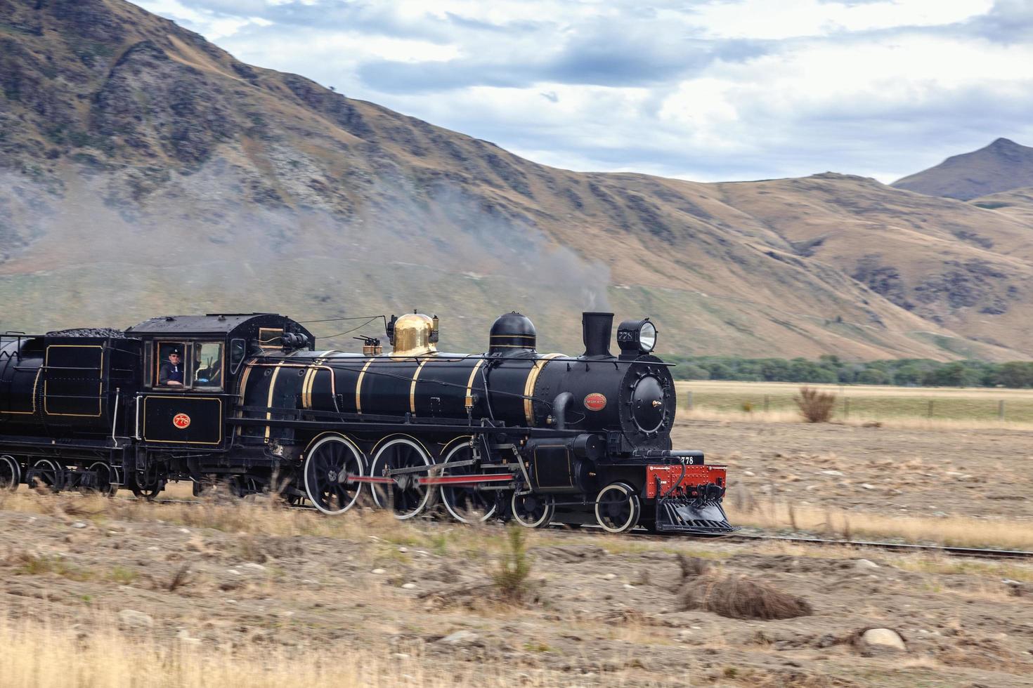 KINGSTON, NEW ZEALAND, 2012-Kingston Flyer steam train photo