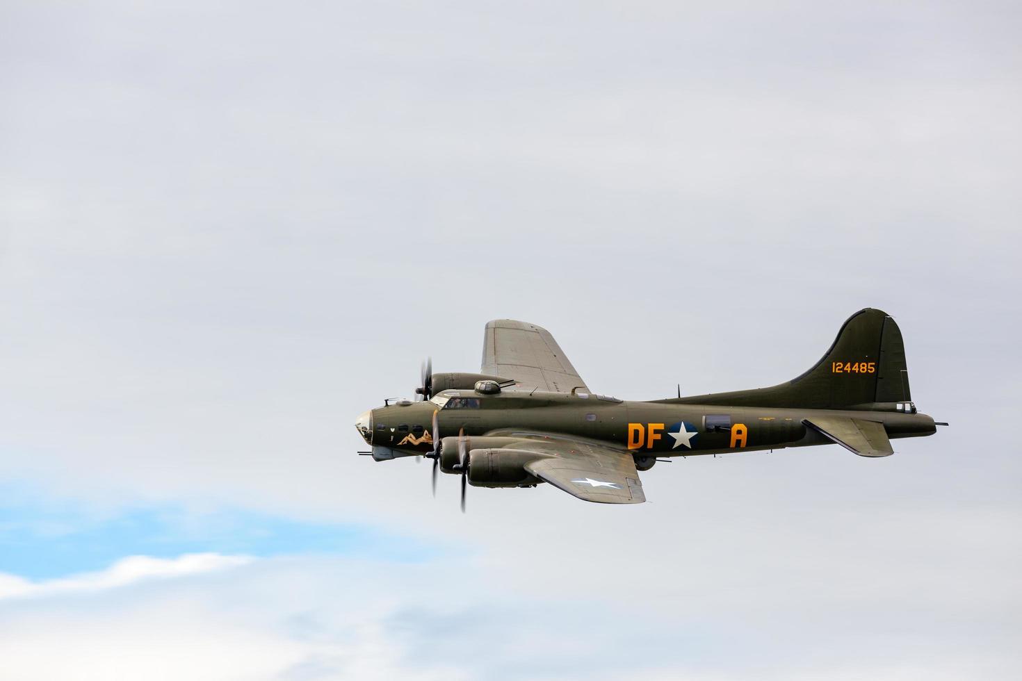 Shoreham by Sea, UK, 2011. Memphis Belle Boeing B 17 Bomber photo