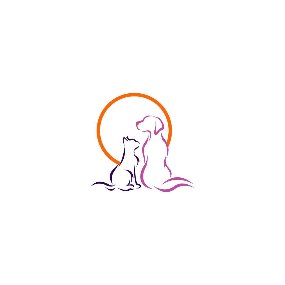 iilustration logo dog vector
