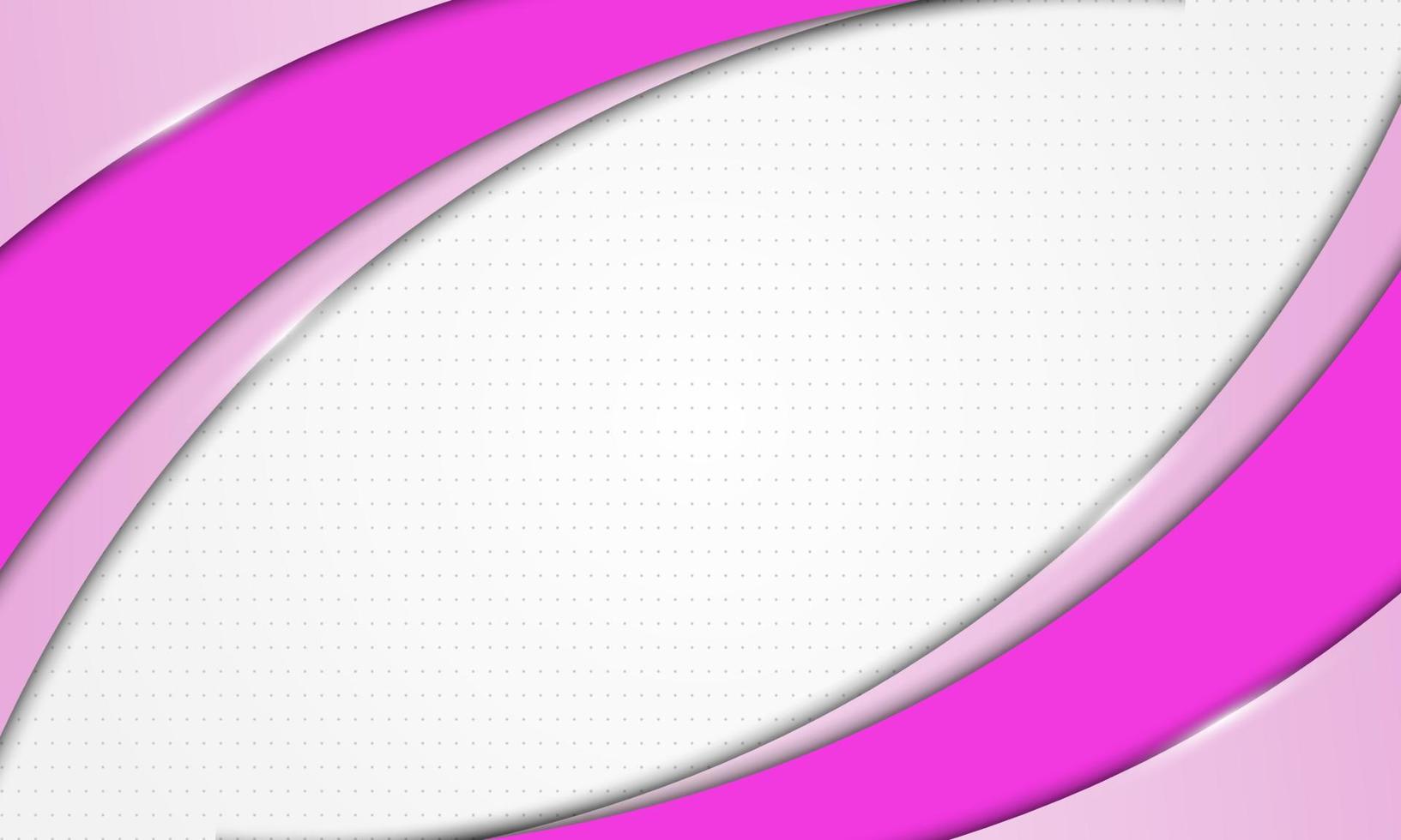 capa superpuesta curva rosa abstracta con fondo de medio tono. ilustración vectorial vector