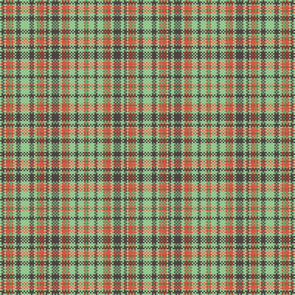 Tartan plaid pattern with texture and nature color. vector