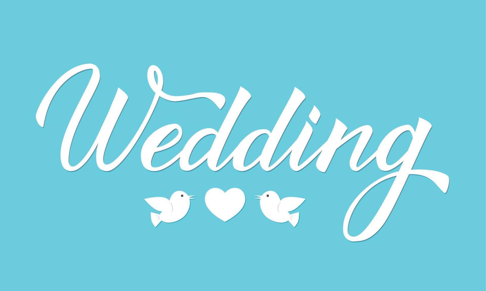 escribir fondo azul boda. plantilla vectorial fácil de editar para invitaciones de boda o decoraciones de recepción. vector