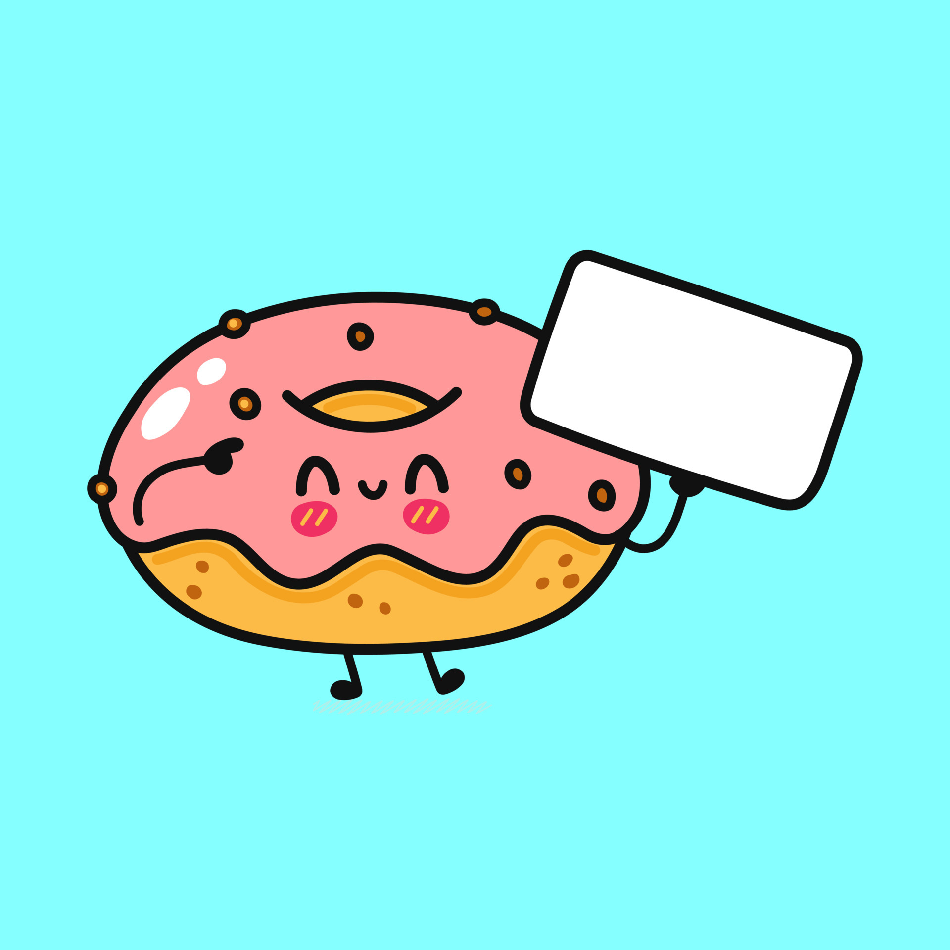 https://static.vecteezy.com/system/resources/previews/007/119/618/original/cute-funny-donut-with-poster-hand-drawn-cartoon-kawaii-character-illustration-icon-isolated-on-white-background-donut-think-concept-vector.jpg