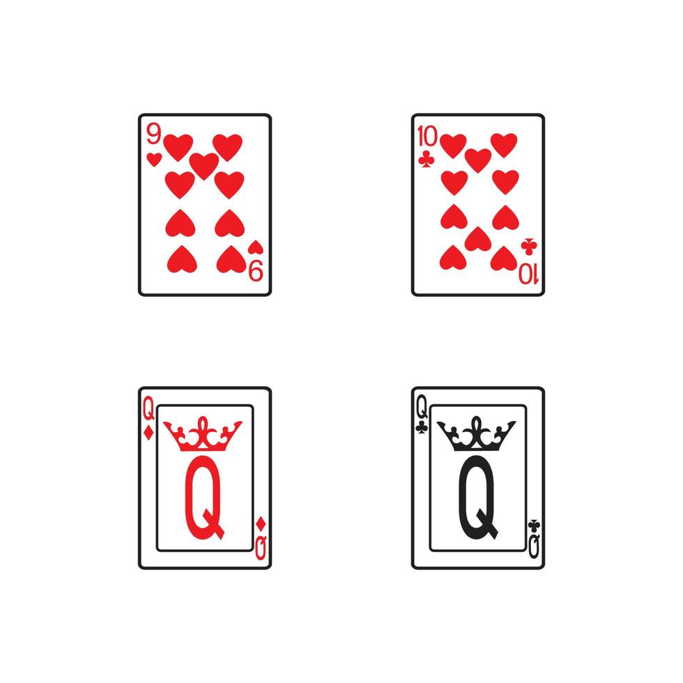 playing card vector