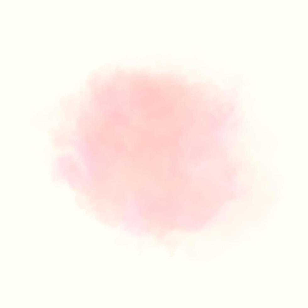 Abstract coral pink watercolor brush, beauty and fashion background concept vector