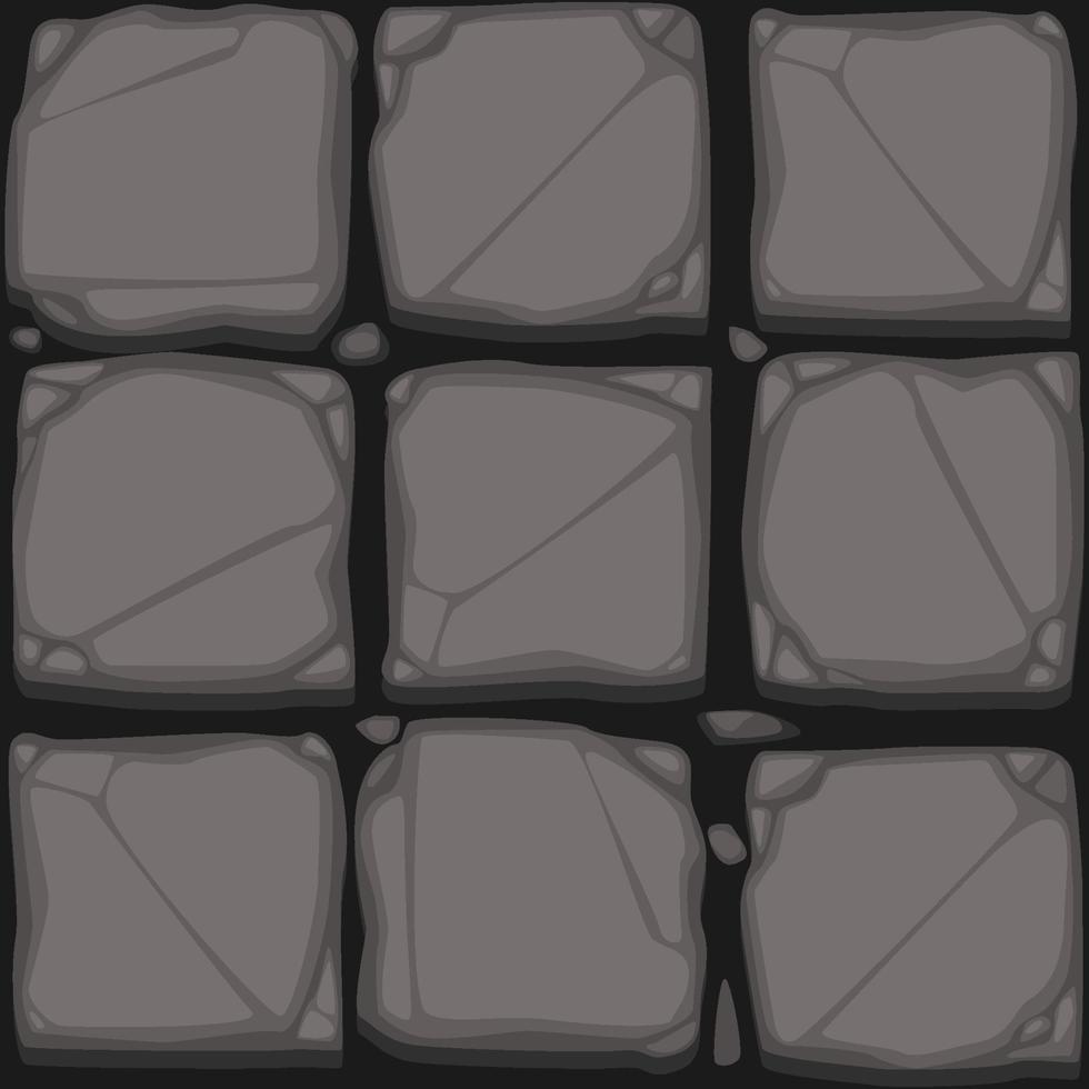 seamless old stonework texture, vector cobblestone patteren