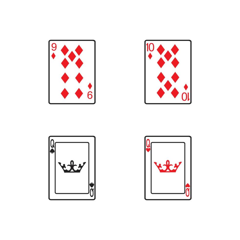 playing card vector