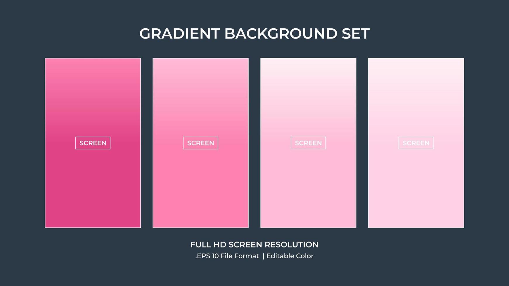 Soft color background on dark. Modern screen vector design for mobile app. Soft color abstract gradients.