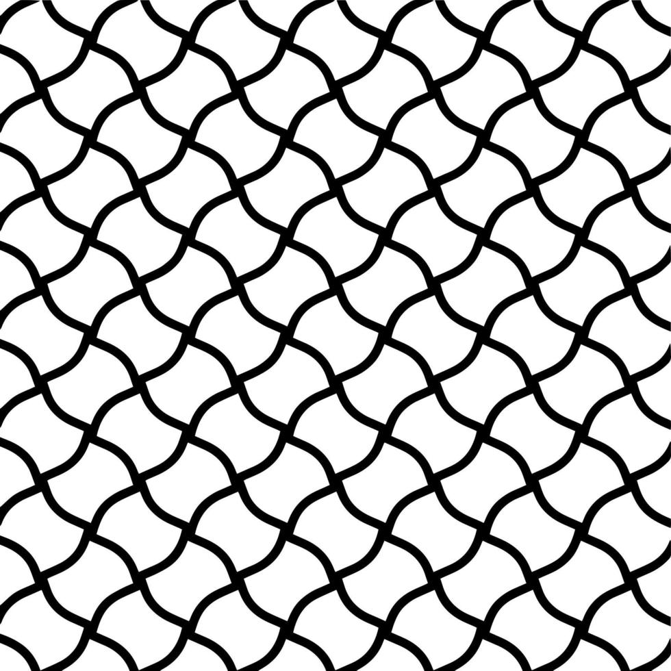 Abstract background with diamond curves with grid tiles vector