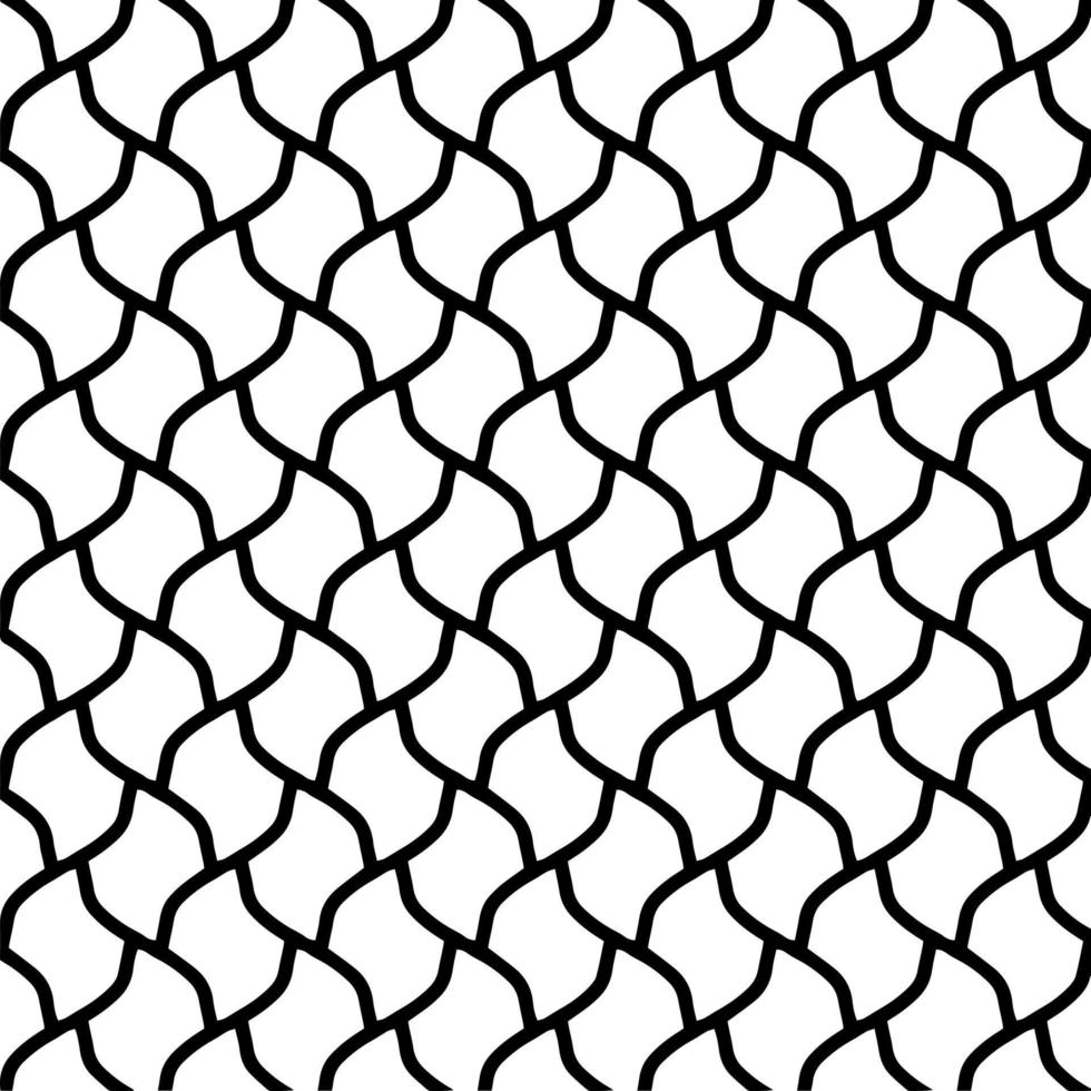 Abstract background with diamond curves with grid tiles vector