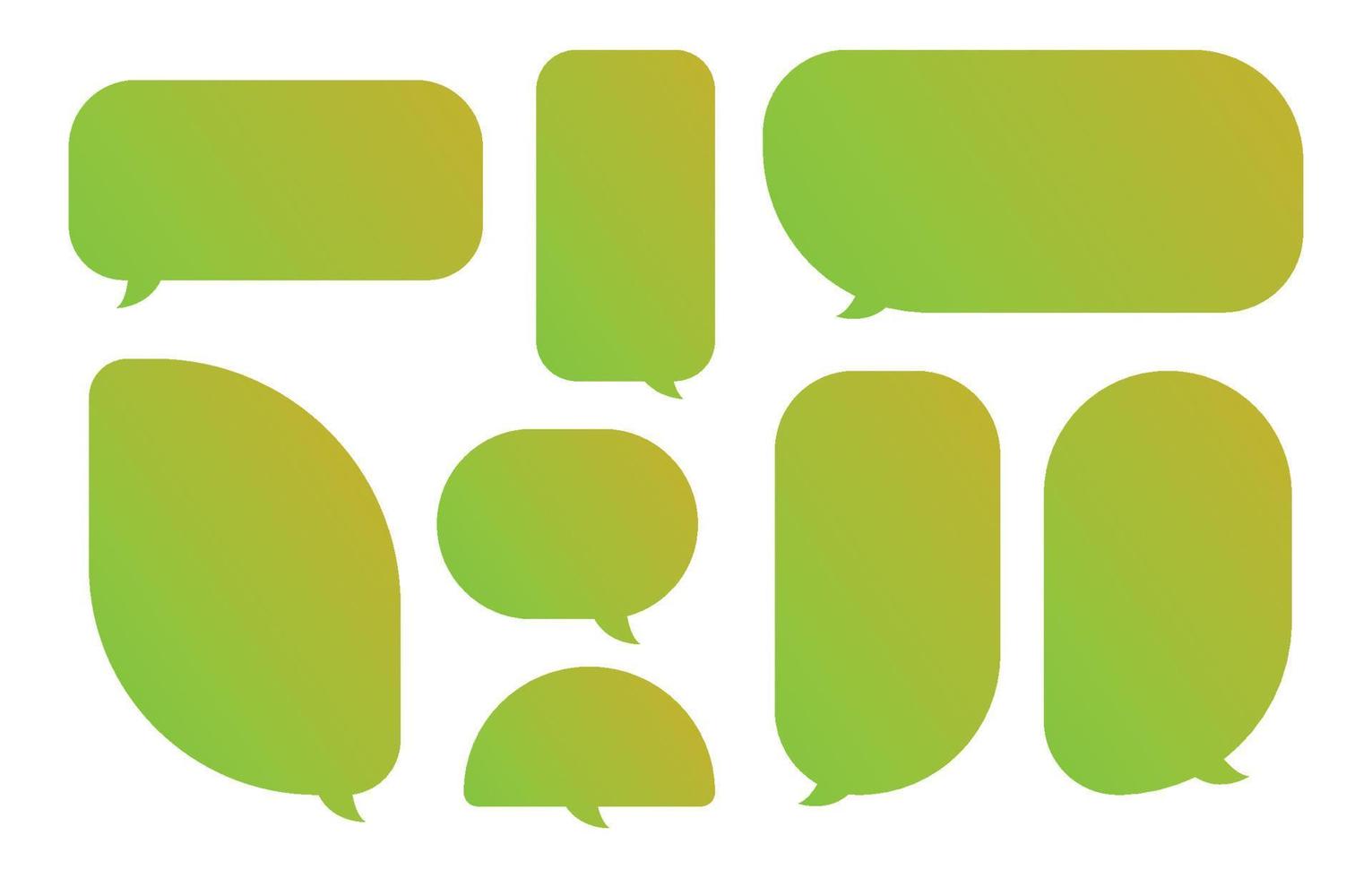 Set speech bubbles on white background. chat box or chat vector square and doodle message or communication icon Cloud speaking for comics and minimal message dialog