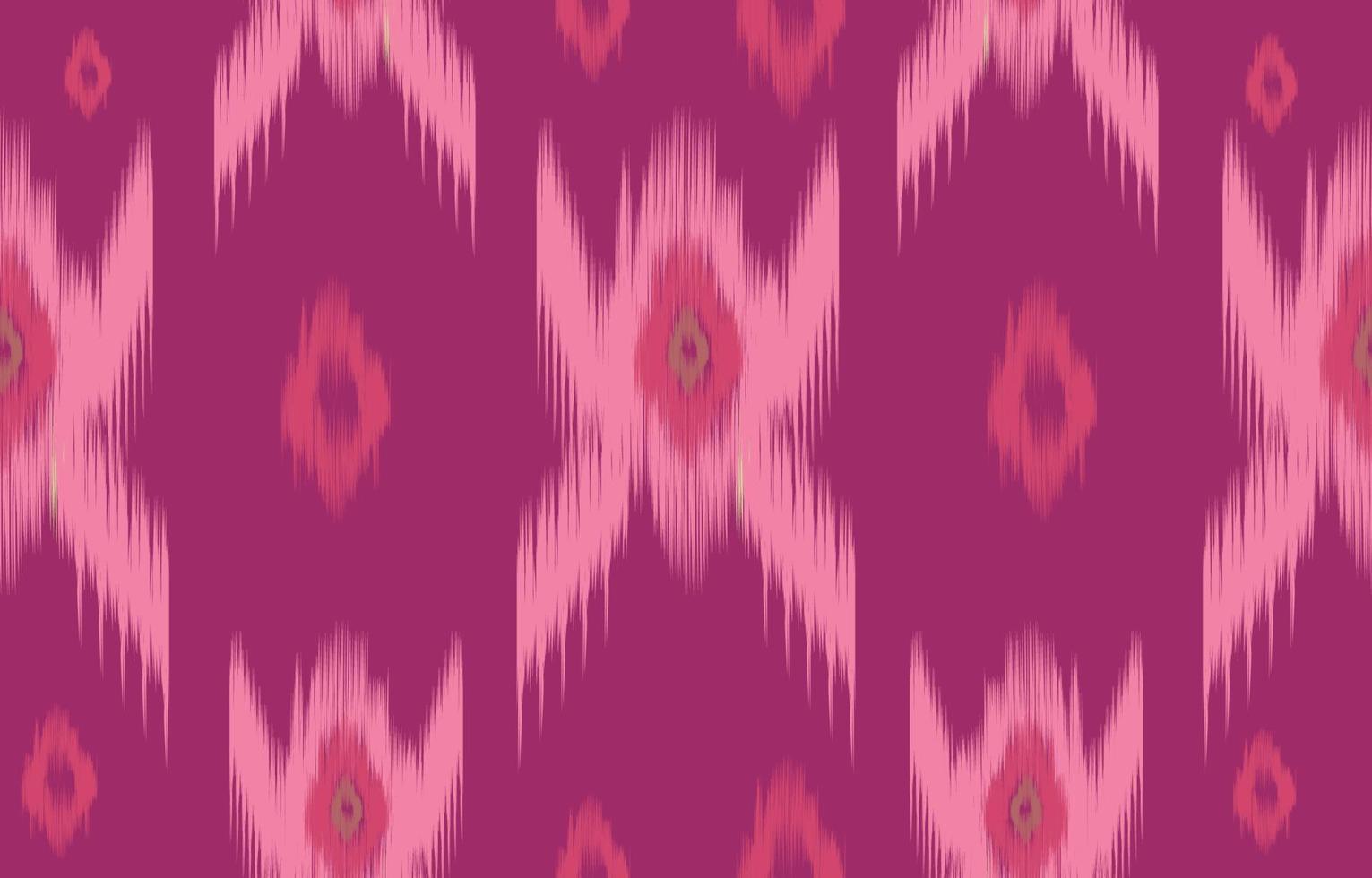 red classic ikat seamless pattern Geometric ethnic oriental  traditional embroidery style.Design for background,carpet,mat,wallpaper,clothing,wrapping,Batik,fabric,Vector illustration. vector