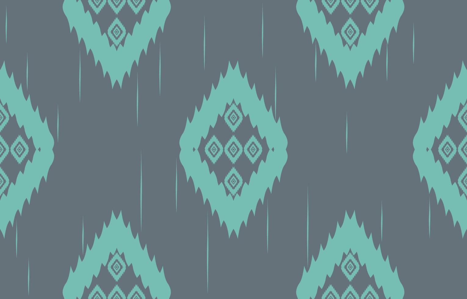 estilo de tela ikat de patrones sin fisuras geométrico, estilo de bordado tradicional oriental étnico. diseño para fondo, alfombra, tapete, papel tapiz, ropa, envoltura, batik, ilustración vectorial. vector