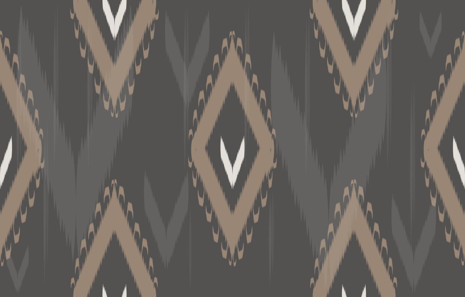 fabric ikat seamless pattern geometric ethnic traditional embroidery style.Design for background,carpet,mat,sarong,clothing,Vector illustration. vector