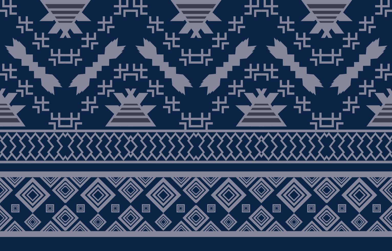 patrón étnico tribal oriental geométrico diseño de fondo tradicional para alfombra, papel pintado, ropa, envoltura, batik, tela, estilo de bordado de ilustración vectorial. vector