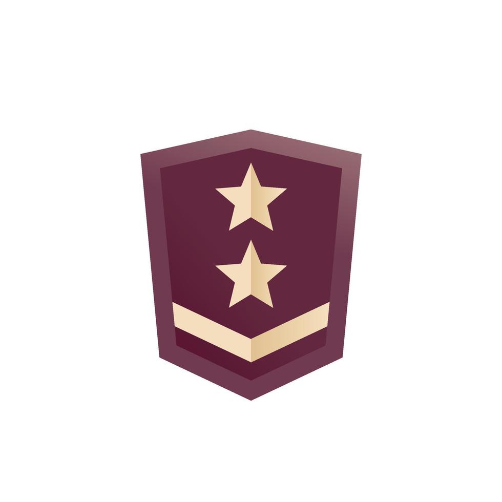 militar, icono del logotipo del vector del ejército