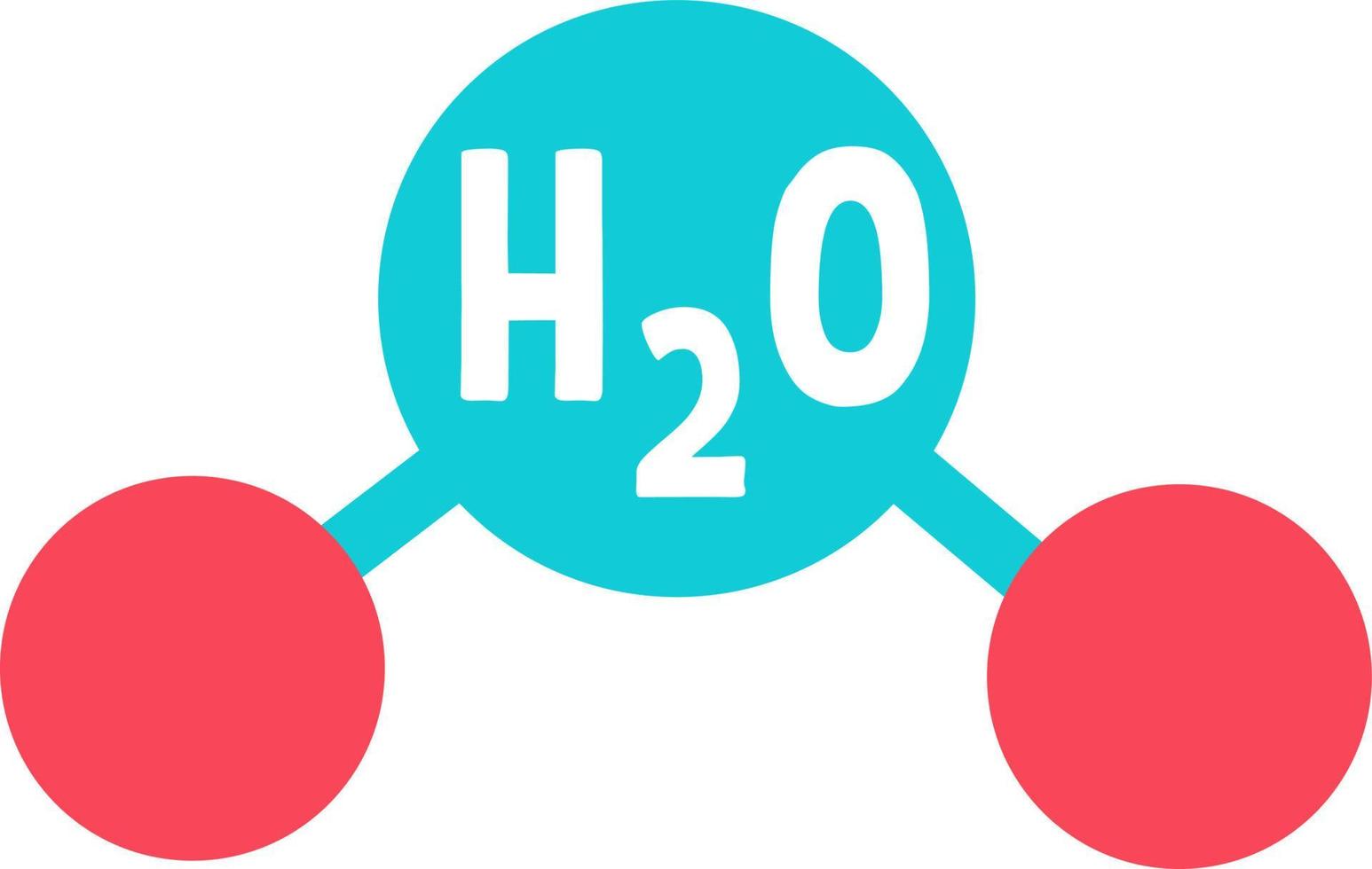 Chemical compound semi flat color vector object