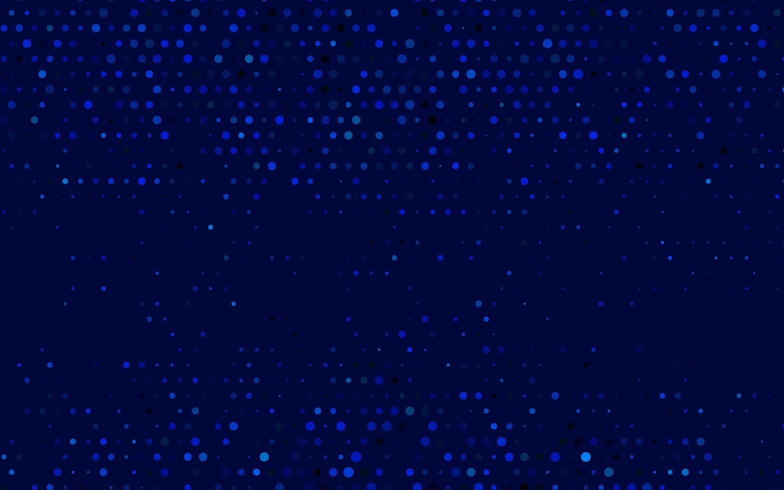 Dark BLUE vector backdrop with dots.