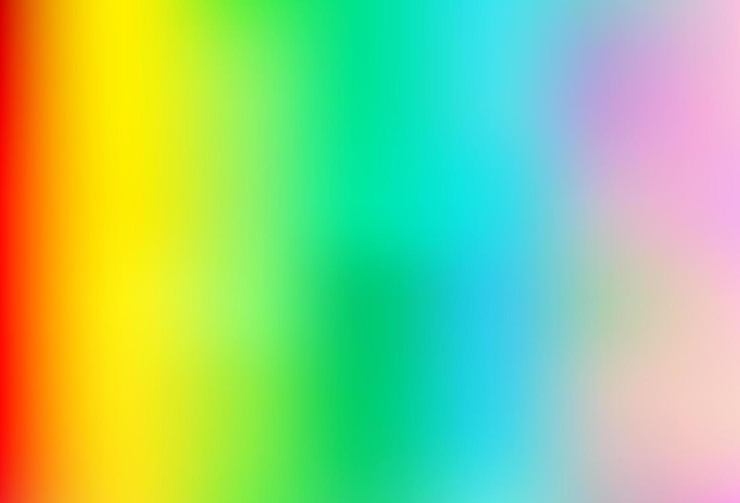 Light Multicolor, Rainbow vector blurred shine abstract template.