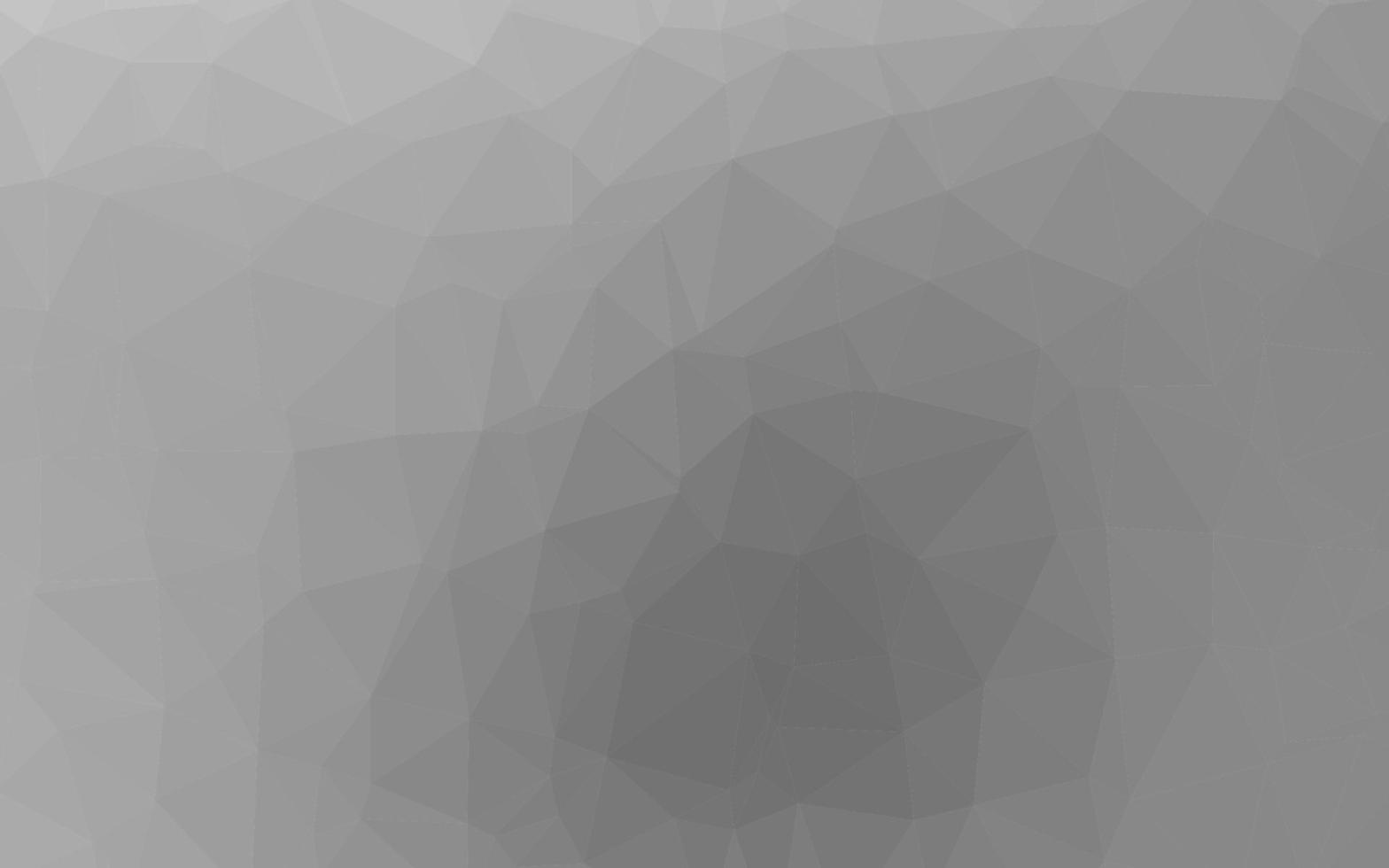 Light Silver, Gray vector polygon abstract layout.