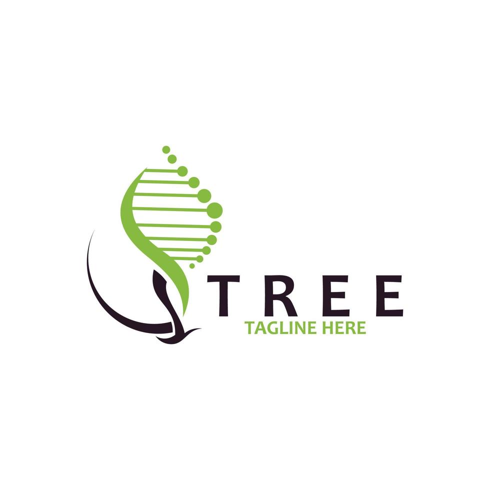 abstract tree logo icon vector isolated