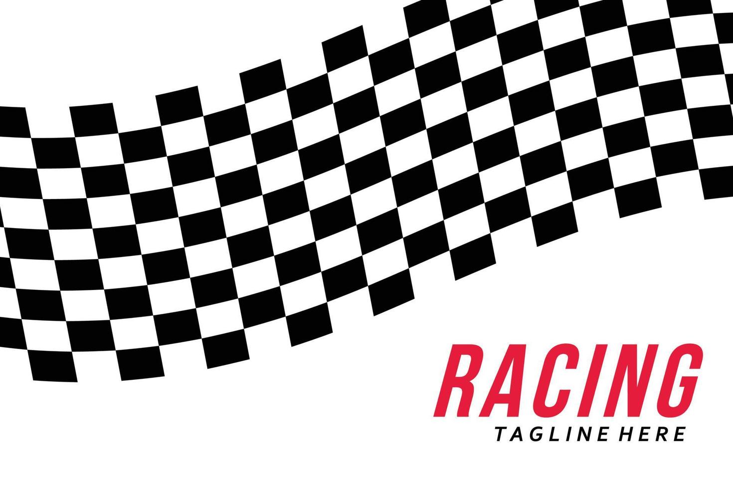 race flag background design vector