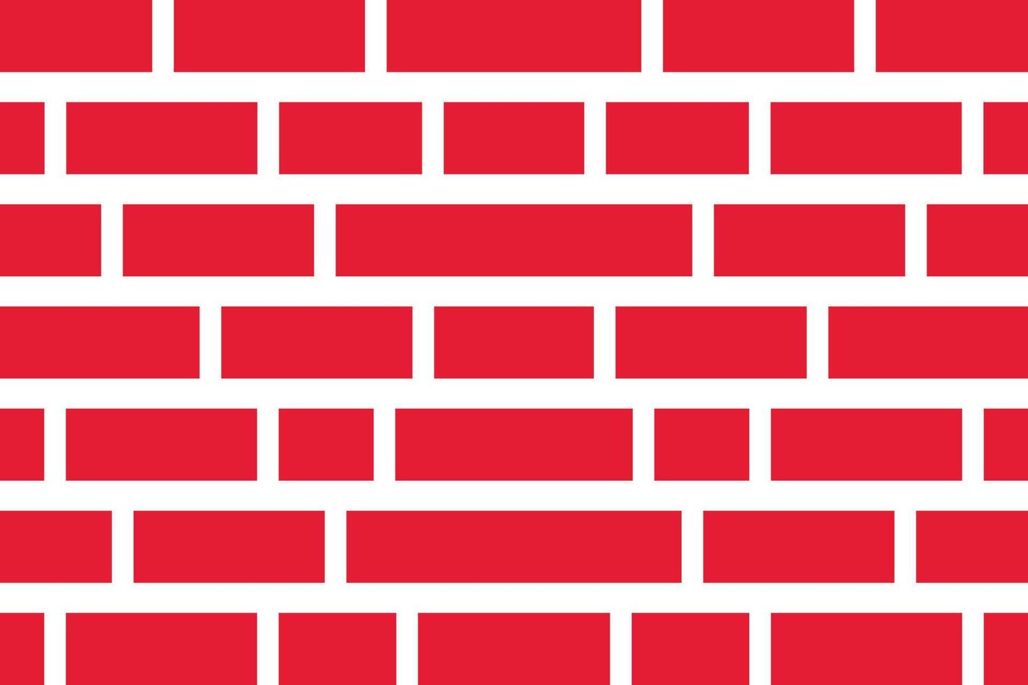 red brick background vector isolated