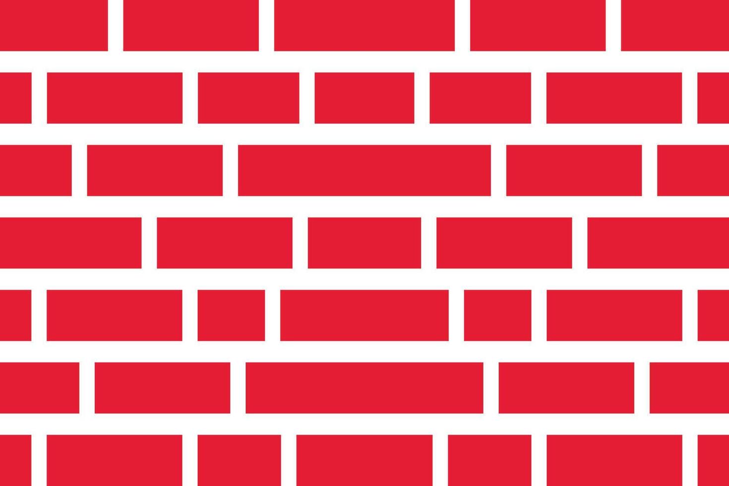 red brick background vector isolated