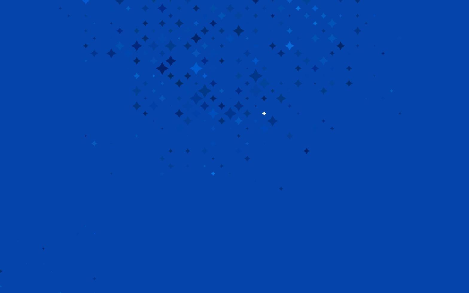Light BLUE vector template with sky stars.